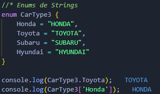 Ejemplo Enum Strings