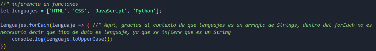 Ejemplo inferencia funciones anónimas