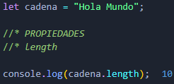 ejemplo propiedad length