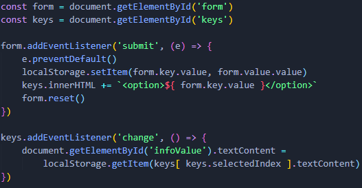 ejemplo WebStorage