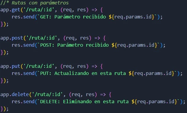 ejemplo rutas con parámetros