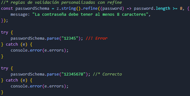 ejemplo esquema personalizado